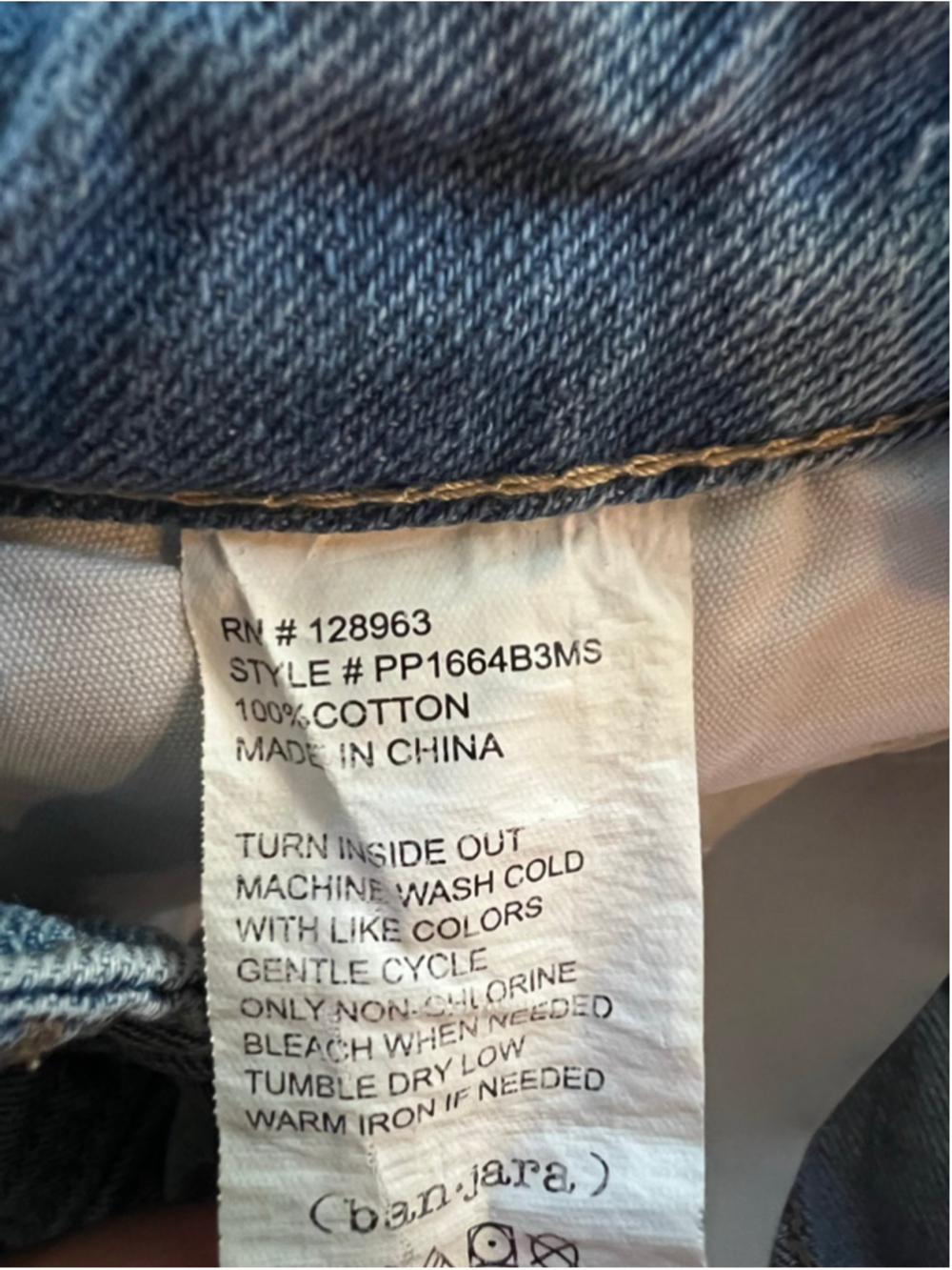 Women's Banjara Light Blue Wide Leg Jeans Size 24 - Picture 5 of 5